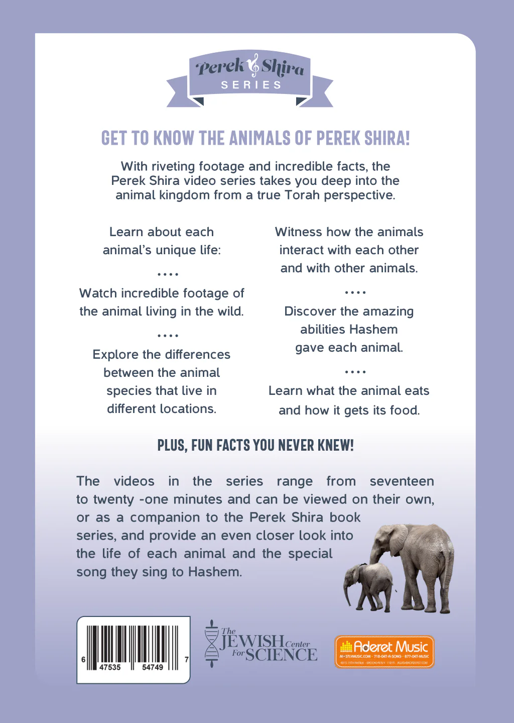Perek Shira Series - Elephants (Video) - Image 2