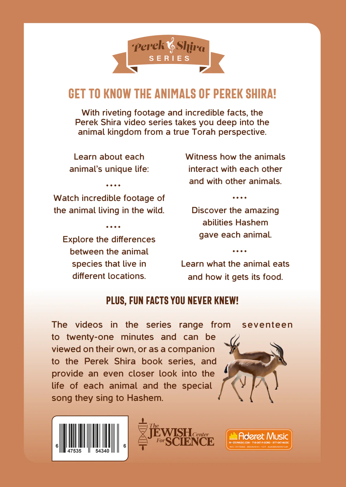 Perek Shira Series - Gazelles (Video) - Image 2