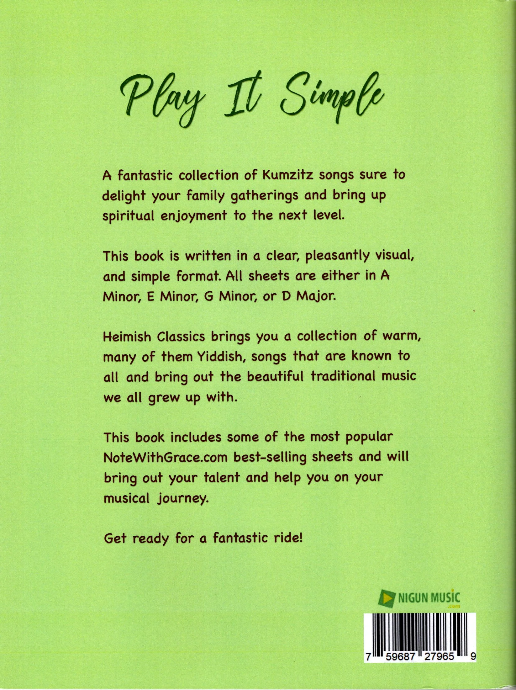 Play It Simple - Heimish Classics Book - Image 2