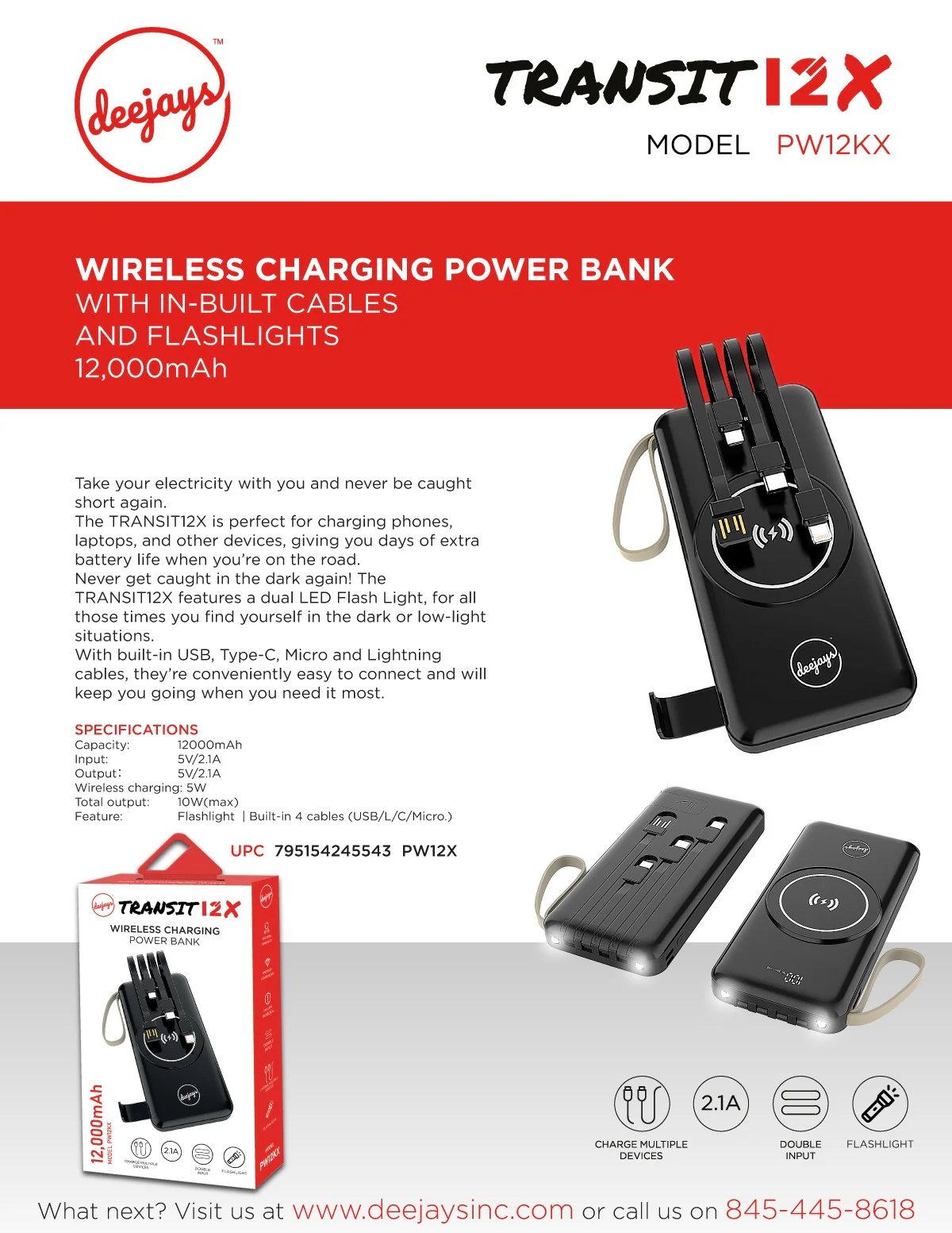 Powerbank (12K MAH)
