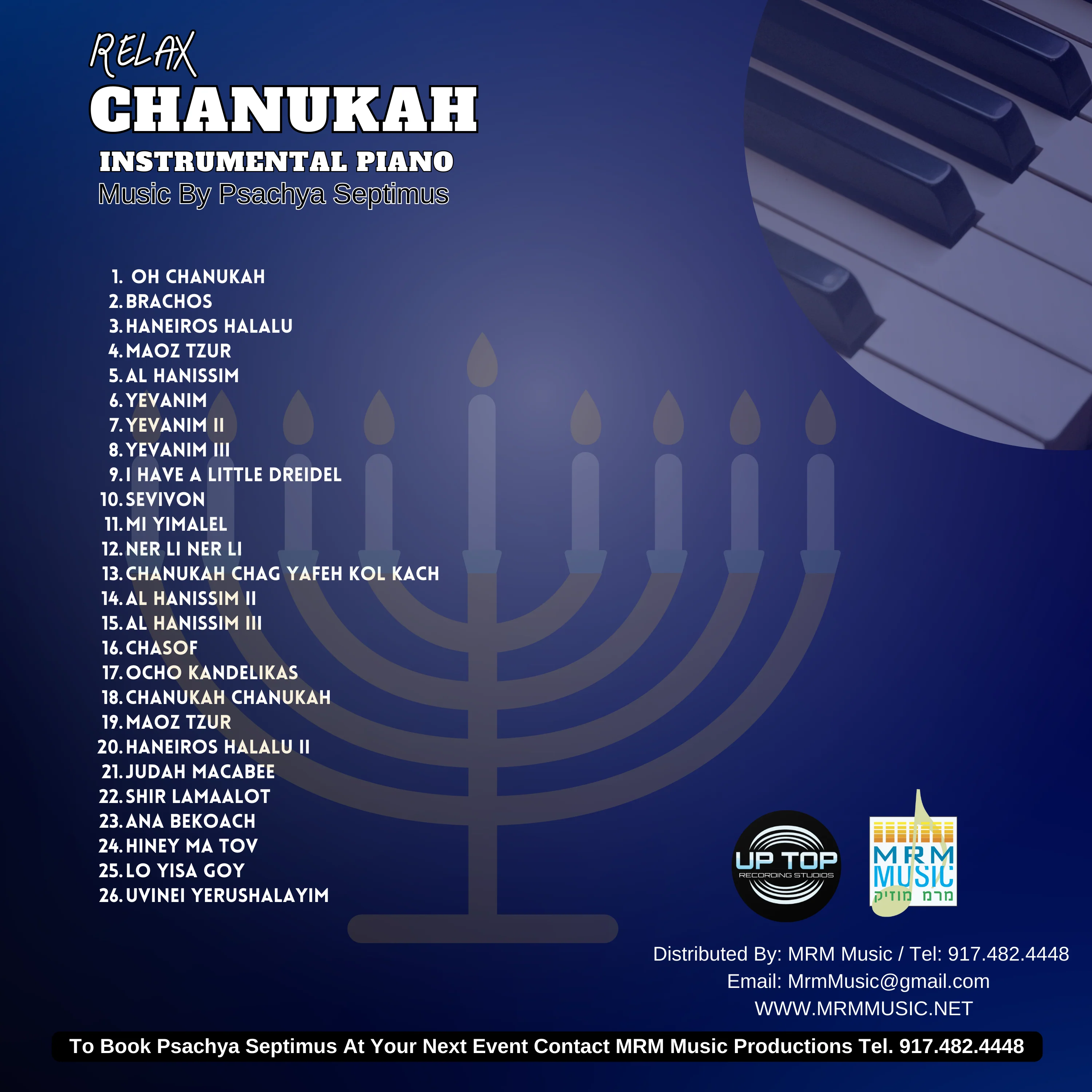 Psachya Septimus - Relax Chanukah Instrumental Piano - Image 2