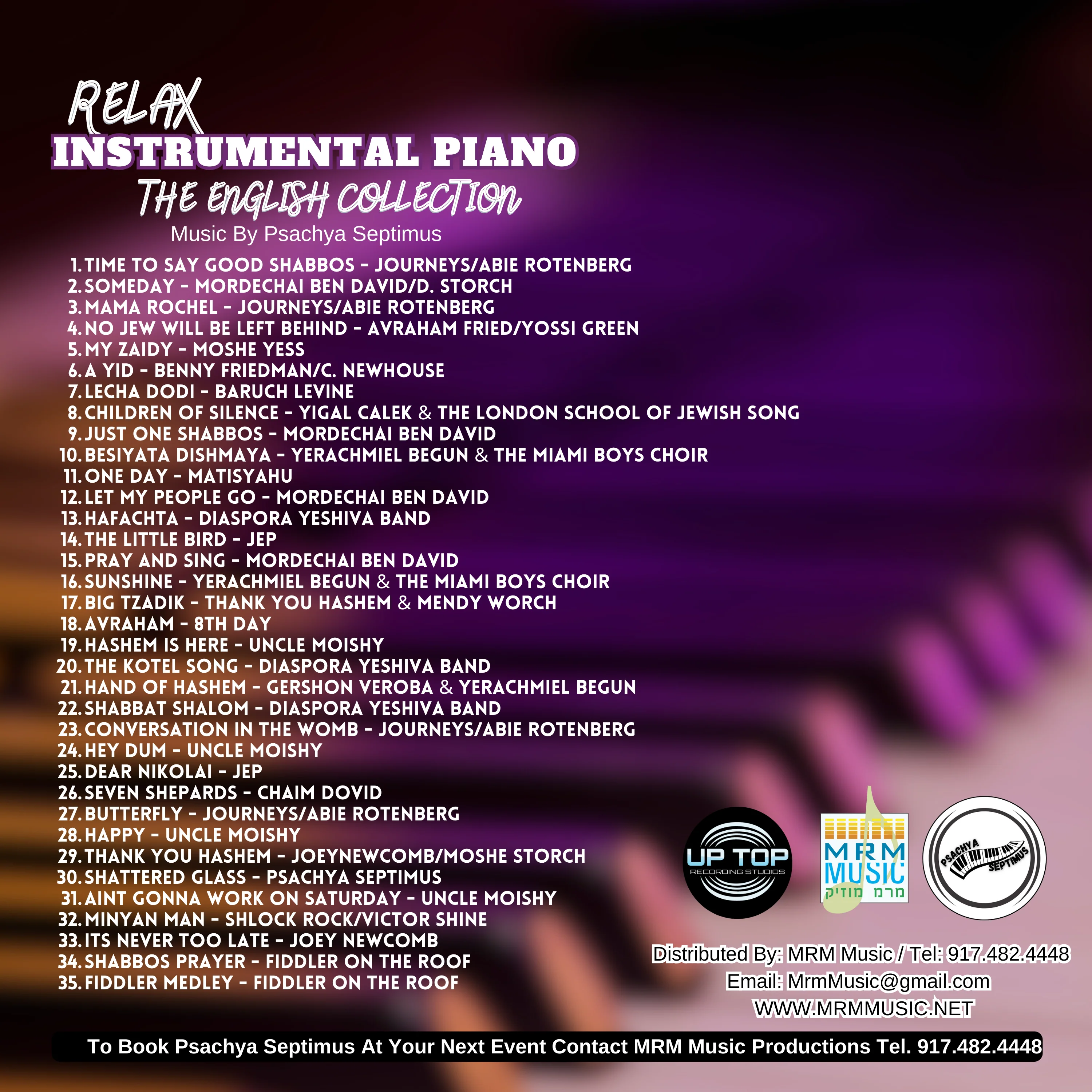 Psachya Septimus - Relax Instrumental Piano: The English Collection - Image 2