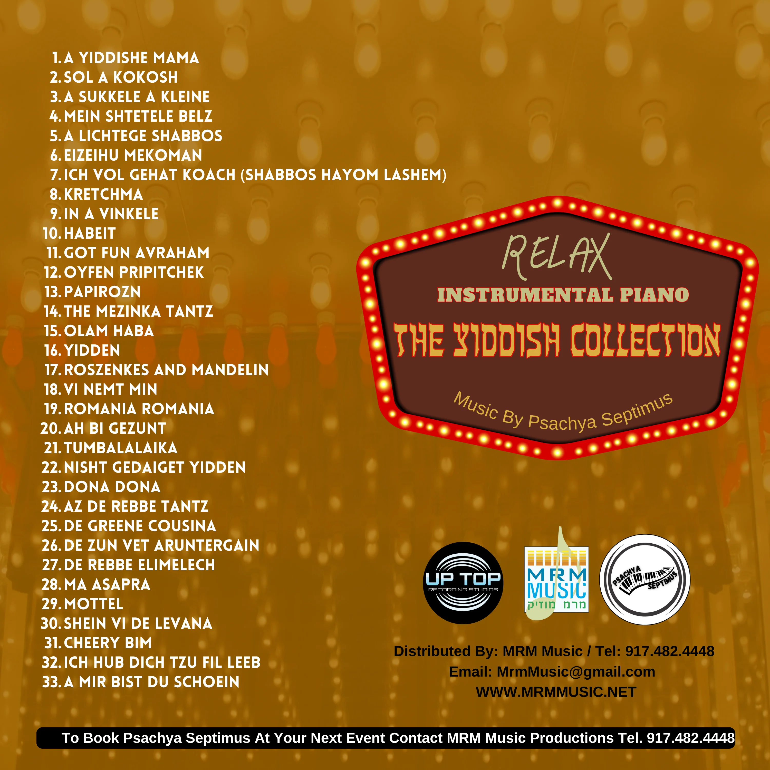 Psachya Septimus - Relax Instrumental Piano: The Yiddish Collection - Image 2