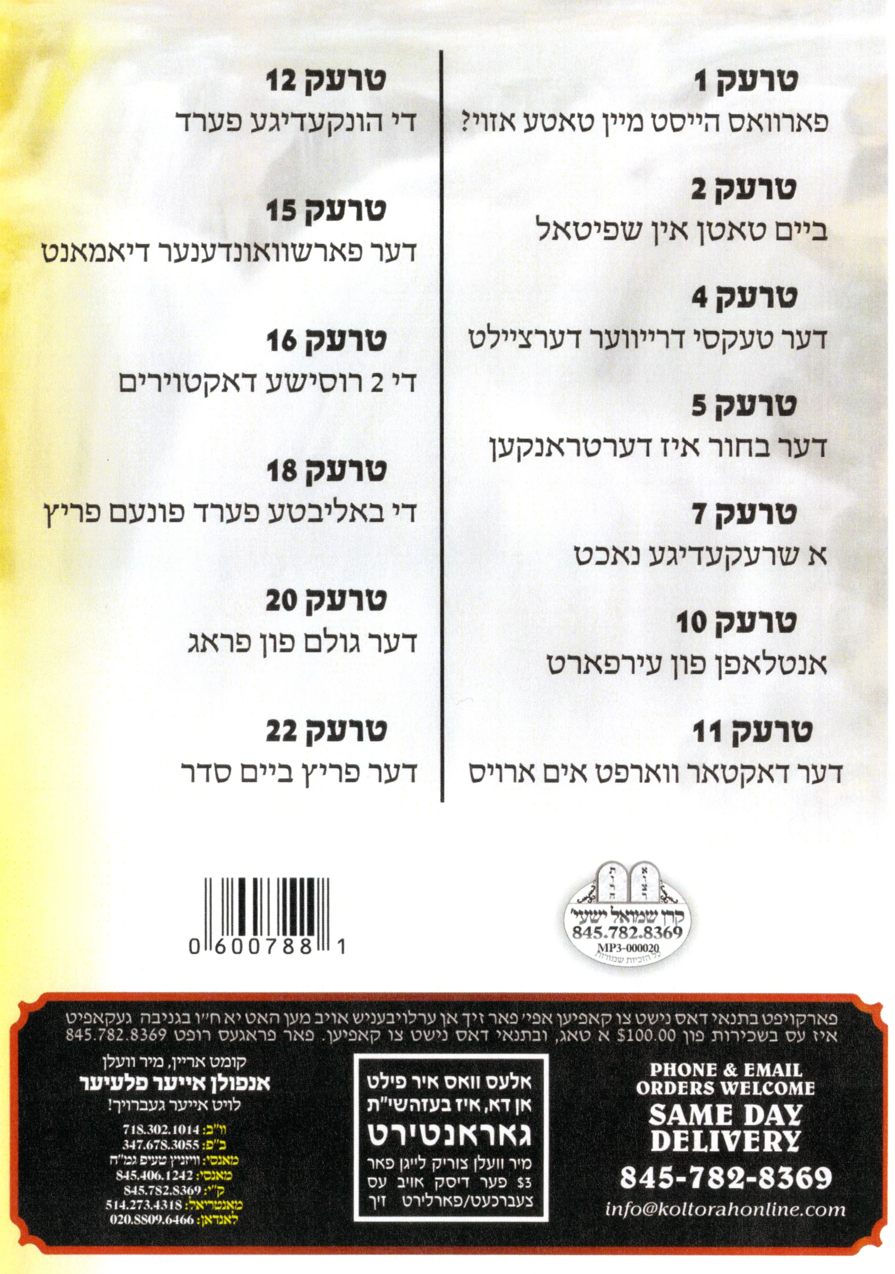 R' Ahron Aryeh Eisenberg - Kinder Masiyos 1 - Image 2