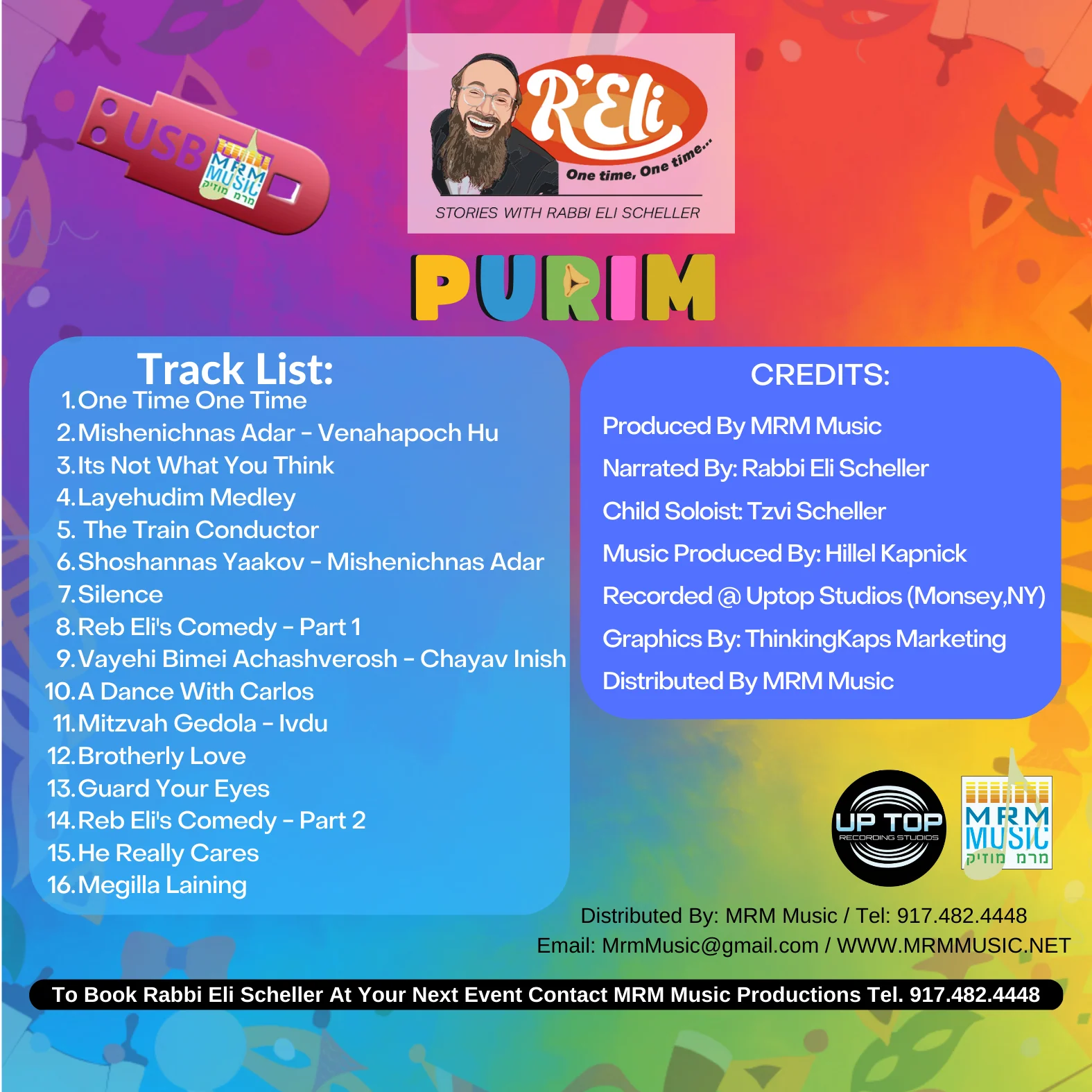 Rabbi Eli Scheller - One Time, One Time - Purim - Image 2