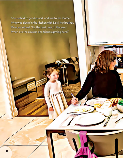 Uncle Moishy - The Very Best Chanukah Guest! [Story Book] - Image 3