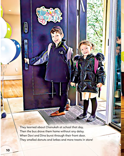 Uncle Moishy - The Very Best Chanukah Guest! [Story Book] - Image 5