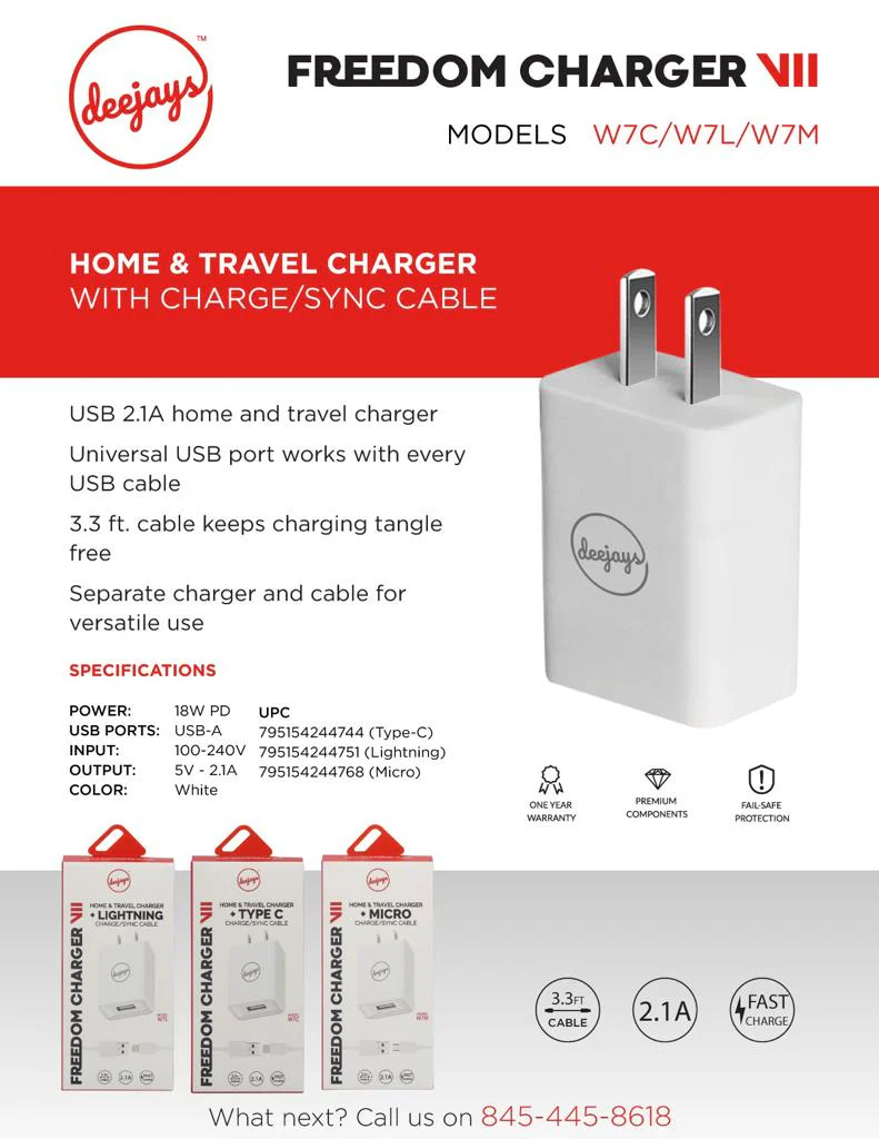 W7 3FT USB Cable